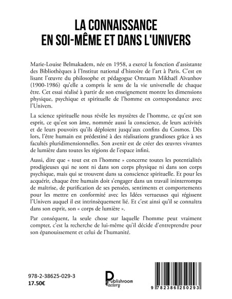 La connaissance en Soi-même et dans l'Univers de Marie-Louise BELMAKADEM
