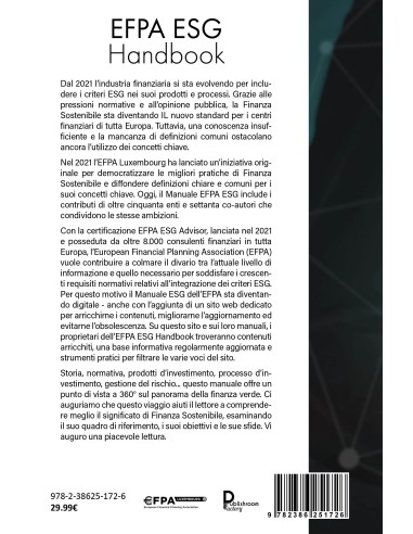 EFPA ESG Handbook de Collettivo de autori