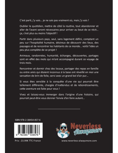 Un voyage en sac à dos, seul et sans expérience de Yoann Guillet