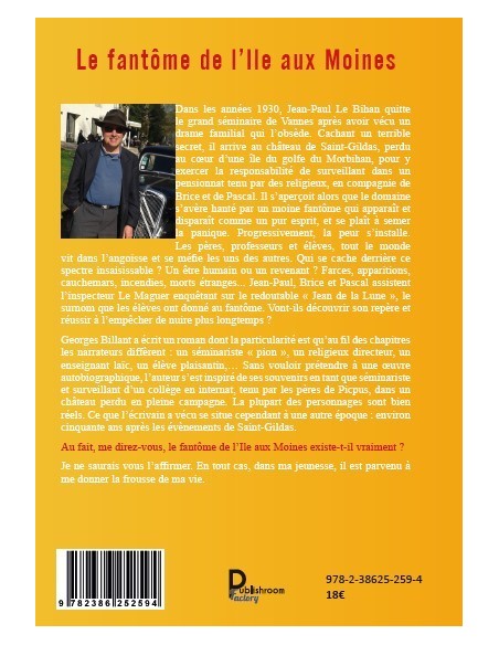 Le fantôme de l'Ile aux Moines de Georges Billant - Le Temps d’un roman Éditeur- Collection "Roman"