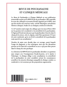 Revue de Psychanalyse et Clinique Médicale n° 53 RPH Éditions 2