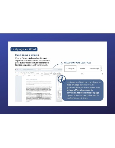 Mise en page de votre manuscrit grâce au stylage sur WORD
