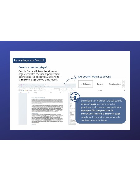Mise en page de votre manuscrit grâce au stylage sur WORD