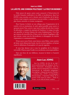 LA LAÏCITÉ, UNE CORRIDA POLITIQUE, LA FIN D'UN MONDE ? de Jean Luc JOING 2