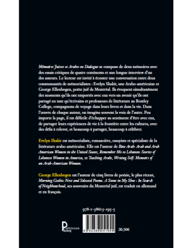 Les mémoires juive et arabe en dialogue de George Ellenbogen et Evelyn Shakir