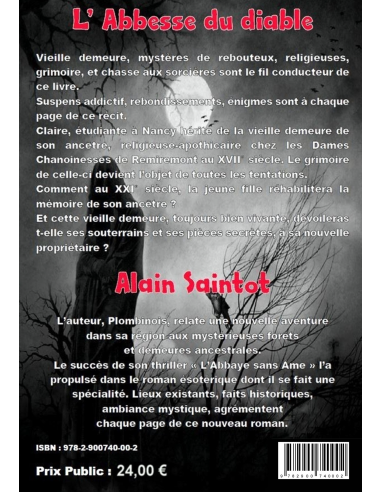 L'abbesse du Diable de Alain Saintot et Philippe Balland