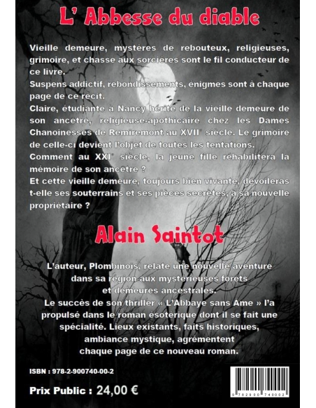 L'abbesse du Diable de Alain Saintot et Philippe Balland