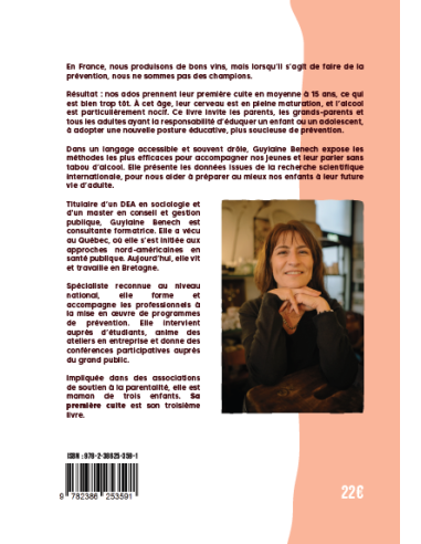 Sa première cuite. Manuel de prévention positive autour de l'alcool de Guylaine BENECH