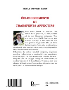 Éblouissements et transferts affectifs. Roman. de NICOLE CASTALDI-MARIN 2