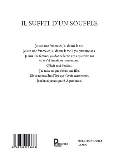 Il suffit d’un souffle de Marjolaine NONON