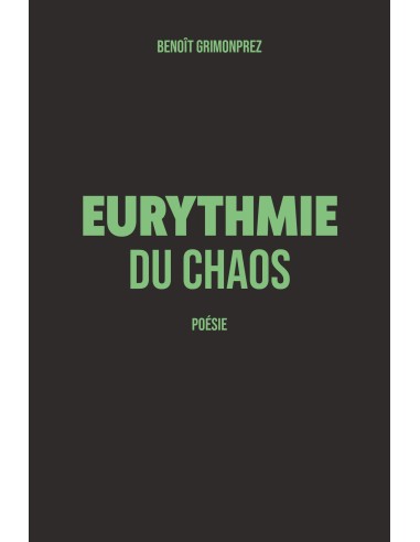 Eurythmie du chaos - Poésie - de Benoît Grimonprez