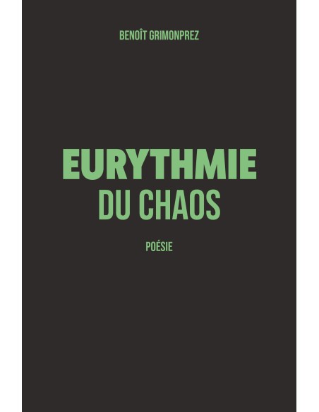 Eurythmie du chaos - Poésie - de Benoît Grimonprez