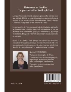 Ma nuit sombre de l'âme - Autobiographie & L'appel de mon âme à retrouver ma lumière de Sylvie Fontanieu 2