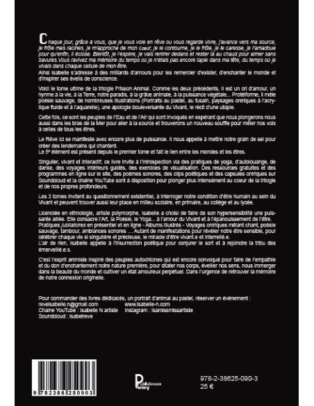 Frisson animal Tome 3 : L'AIR, L'EAU, LE Vè ELEMENT de Isabelle N