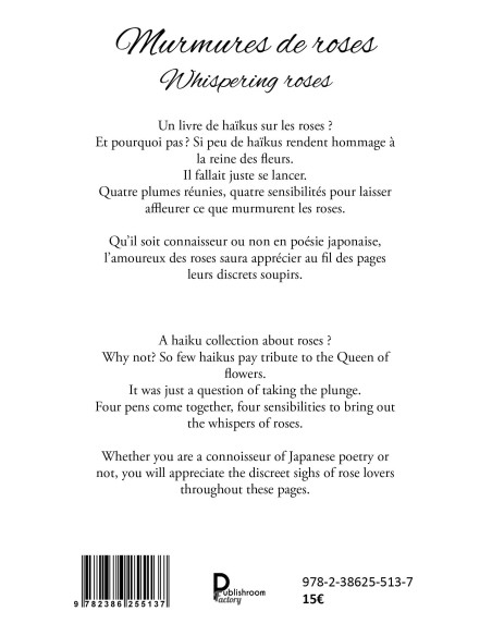 Murmures de roses - Whispering  roses de Yaël Zrihen, Isa Lamant, Noëlle Perin, Anne-Isabelle Quelderie