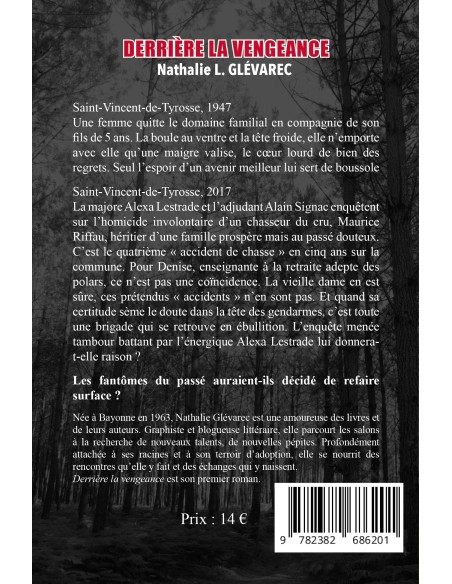 DERRIÈRE LA VENGEANCE de Nathalie L. GLÉVAREC