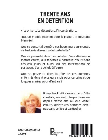 TRENTE ANS EN DETENTION de Françoise EMILLI