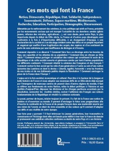 Ces mots qui font la France de Jean-Marie DEDEYAN 2