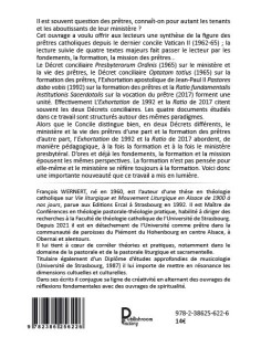 LA  FIGURE DES PRÊTRES CATHOLIQUES de François-Eugène WERNERT 2