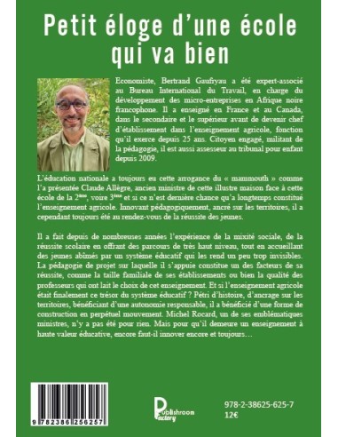 Petit éloge d'une école qui va bien… Vive l'enseignement agricole ! Bertrand Gaufryau