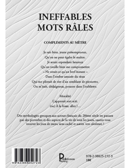INEFFABLES MOTS  RÂLES de Jacky TRULLIER