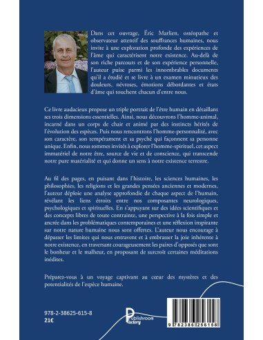 DE L'HOMME-ANIMAL À L'HOMME DIVIN d'Eric Marlien
