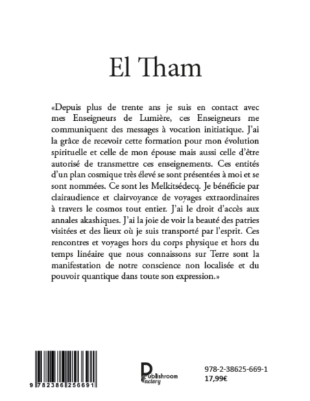 El Tham -Le Destin de L'homme  Contacts avec les Mondes Invisibles - Enseignement initiatique Tome 1 -