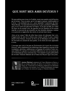 Que sont mes amis devenus ? Les écrivains et la mort de Antoine Pitteloud 2