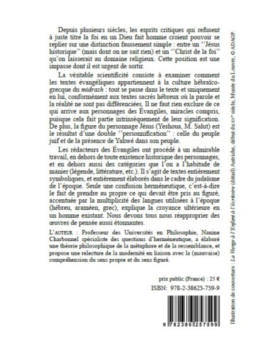Jésus-Christ, sublime figure de papier de Nanine Charbonnel