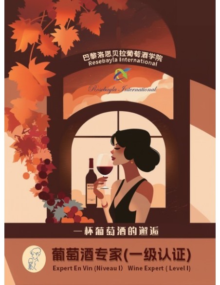 Expert En Vin Niveau I, Wine Expert Level I, 葡萄酒专家(一级认证) de Océane LI