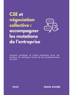 CSE et négociation collective : accompagner les mutations de l'entreprise de N.Gssime