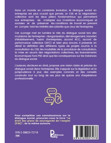 CSE et négociation collective : accompagner les mutations de l'entreprise de N.Gssime