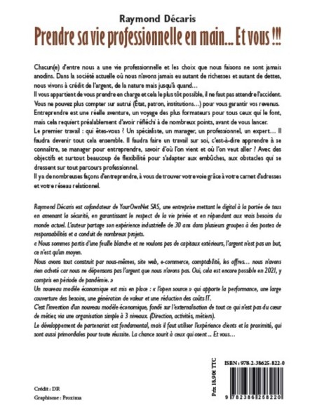Prendre sa vie professionnelle en main...Et vous !!!