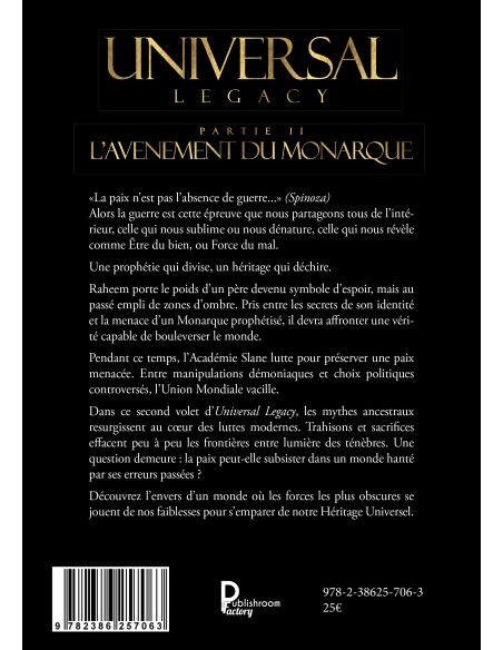 Universal Legacy Part.2 L'Avènement du Monarque de Bahindé Sylla