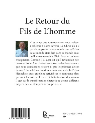 Le Retour du Fils de l'homme de Marc-David et Alexandra ANGELIDES