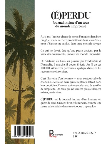 (É)PERDU Journal intime d'un tour du monde improvisé de Christopher QUAREZ