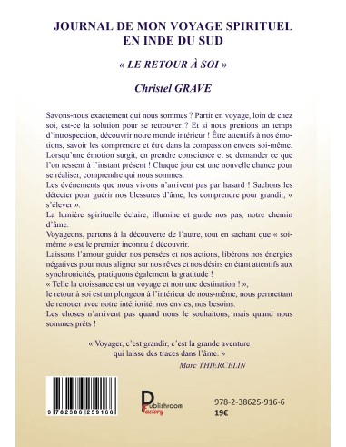 Journal de mon voyage spirituel en Inde du Sud de Christel Grave