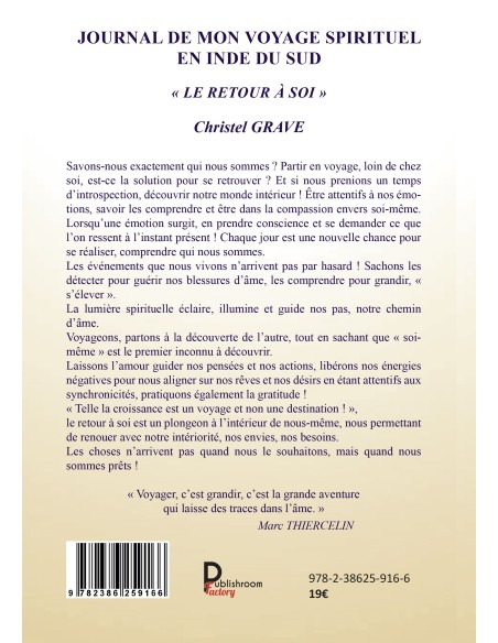 Journal de mon voyage spirituel en Inde du Sud de Christel Grave