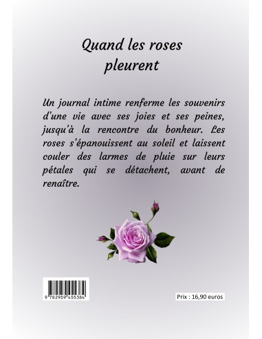 Quand les roses pleurent de Aurore CHARBONNAUD