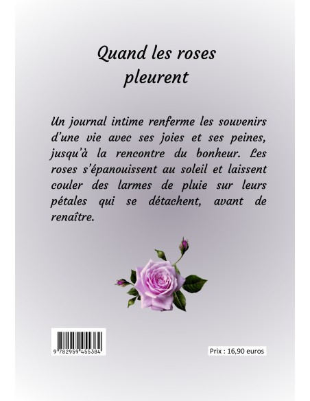 Quand les roses pleurent de Aurore CHARBONNAUD