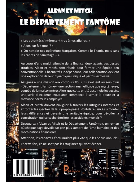 Le département fantôme - Alban et Mitch - de Jean-François CHAMBON