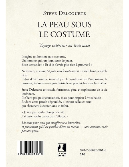 La peau sous le costume de Steve Delcourte