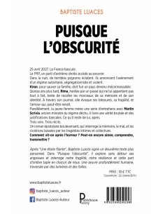 PUISQUE L'OSCURITÉ de Baptiste LUACES 2