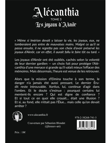 Alécanthia tome 3 Les joyaux d'Aknör de S.OWL