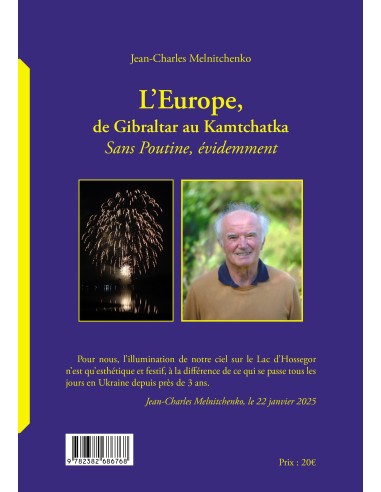 L'Europe, de Gibraltar au Kamtchatka de  Jean-Charles MELNITCHENKO