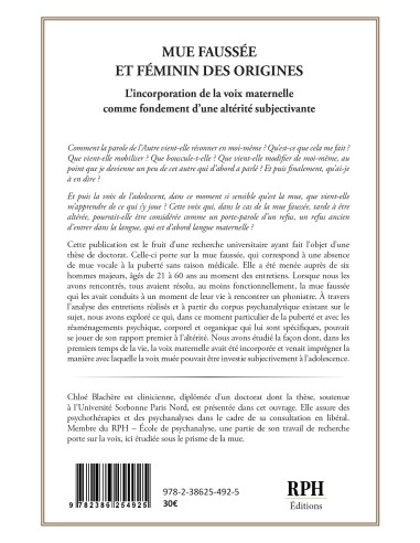 Mue faussée et féminin des origines de Chloé Blachère
