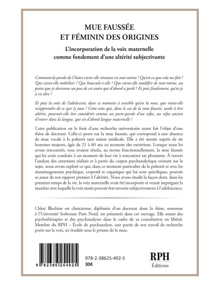 Mue faussée et féminin des origines de Chloé Blachère