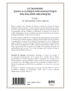 Le transfert dans la clinique psychanalytique des malades organiques 2