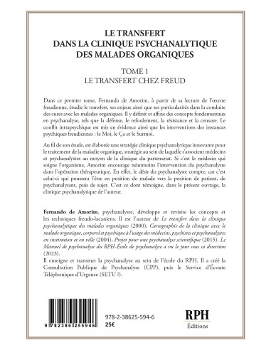 Le transfert dans la clinique psychanalytique des malades organiques