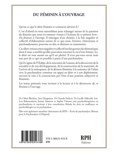 Du féminin à l'ouvrage de collectif d'auteurs
